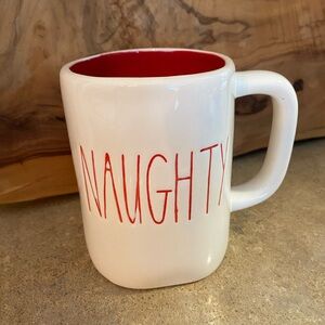 Rae Dunn Naughty/Nice Double/Sided Ceramic Mug